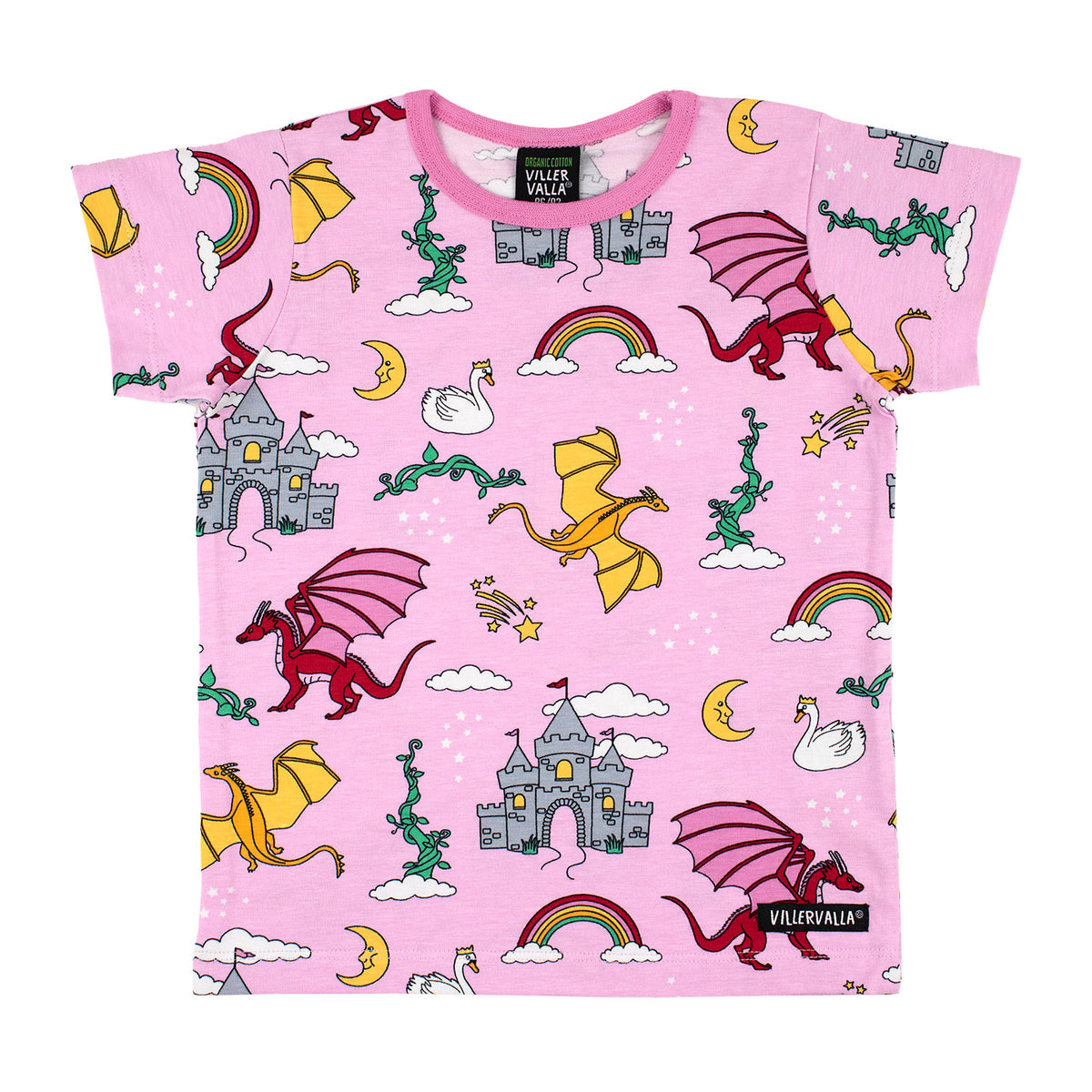 Dreamland Short Sleeve Shirt - Light Lily - 2 Left Size 9-10 & 11-12 years-Villervalla-Modern Rascals