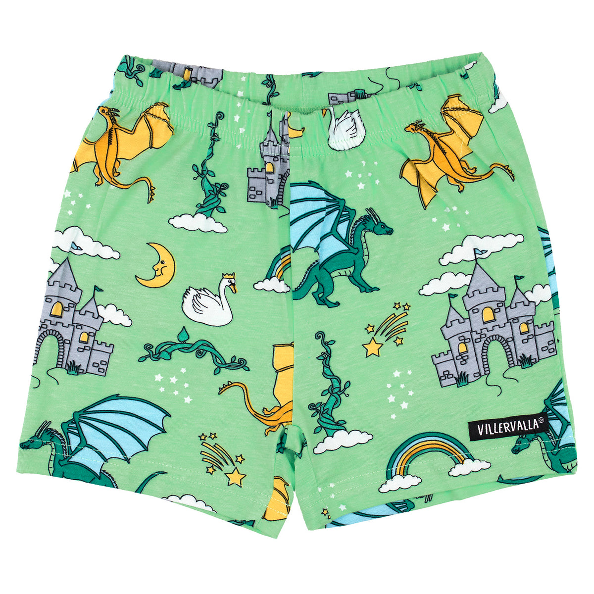 Dreamland Shorts - Light Fern - 2 Left Size 10-12 years-Villervalla-Modern Rascals