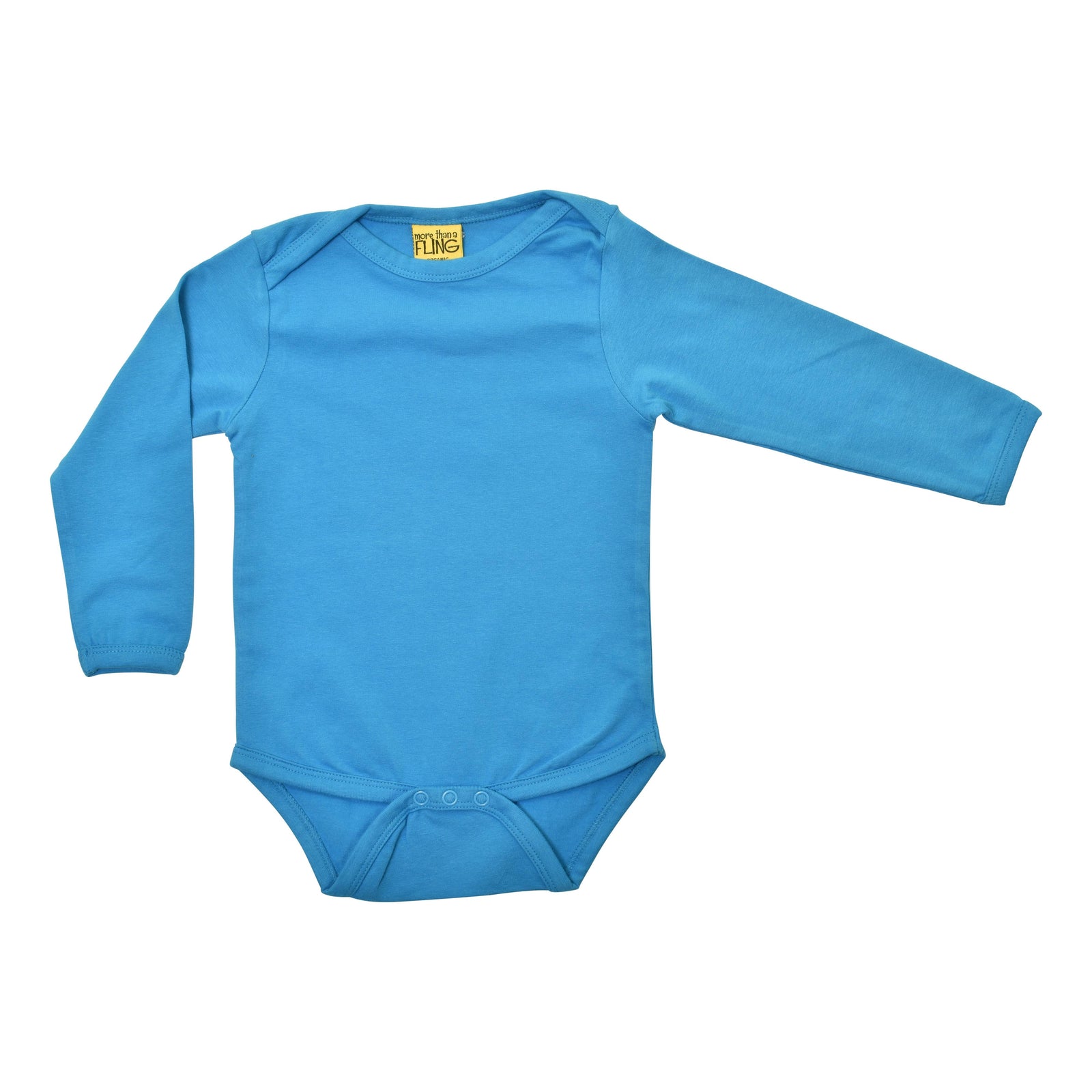 Dresden Blue Long Sleeve Onesie - 1 Left Size 3-6 months-More Than A Fling-Modern Rascals