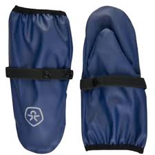 Dress Blue Waterproof Fleece-Lined Rain Mittens - 1 Left Size 6-8 Years-Warehouse Find-Modern Rascals