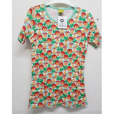 DUNS Sweden Adult Short Sleeve Shirt in Pansy Beach Glass - Size S-Warehouse Find-Modern Rascals