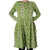 DUNS Sweden Adult's Green Willow - Long Sleeve Dress With Gathered Skirt-Warehouse Find-Modern Rascals