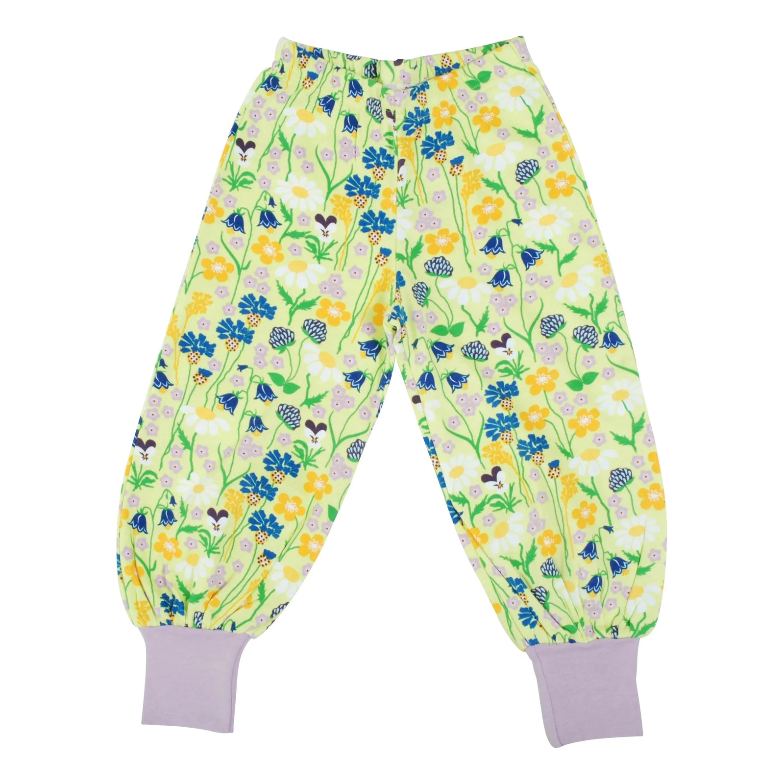DUNS Sweden Midsummer Green Baggy Pants in 10-12 years (152cm)-Warehouse Find-Modern Rascals