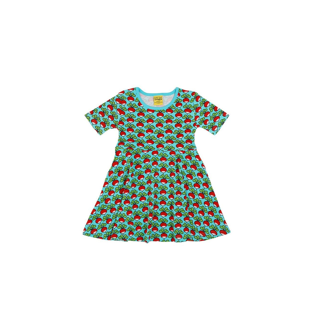DUNS Sweden Radish - Blue Radiance Short Sleeve Skater Dress - Size 10-11 Years (146cm)-Warehouse Find-Modern Rascals