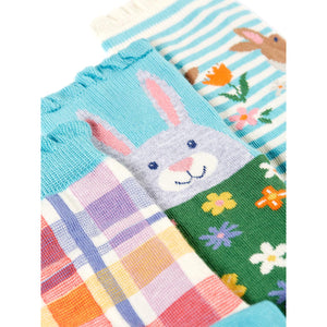 Easter Freya Frilled Socks - 3 Pack-Frugi-Modern Rascals