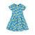 Echinacea Spring Skater Dress - 1 Left Size 9-10 years-Frugi-Modern Rascals