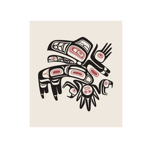Eco Cloth - Running Raven - Morgan Asoyuf (Tsimshian)-Native Northwest-Modern Rascals