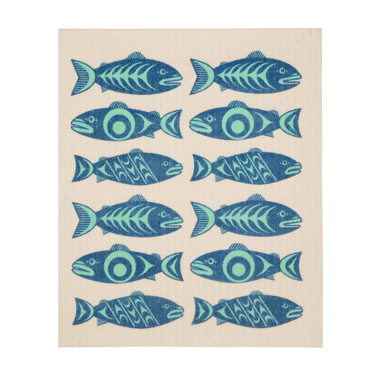 Eco Cloth - Salmon in the Wild - Simone Diamond (Coast Salish)-Native Northwest-Modern Rascals