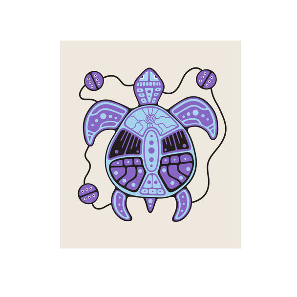Eco Cloth - Turtle by Jason Adair (Ojibway)-Native Northwest-Modern Rascals