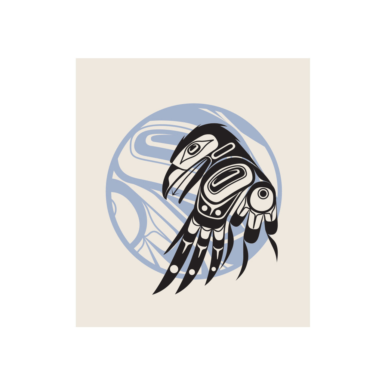 Eco Cloths - Raven Moon - Allan Weir (Haida)-Native Northwest-Modern Rascals