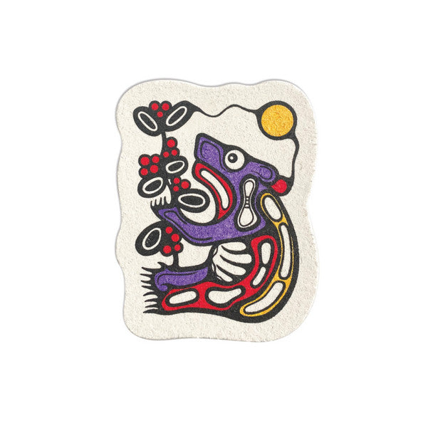 Eco Sponge - Foraging Bear by Mark Anthony Jacobson (Anishanabe)-Native Northwest-Modern Rascals