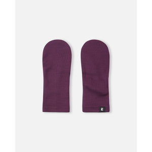 Eino Knit Wool Mittens - Deep Purple-Reima-Modern Rascals