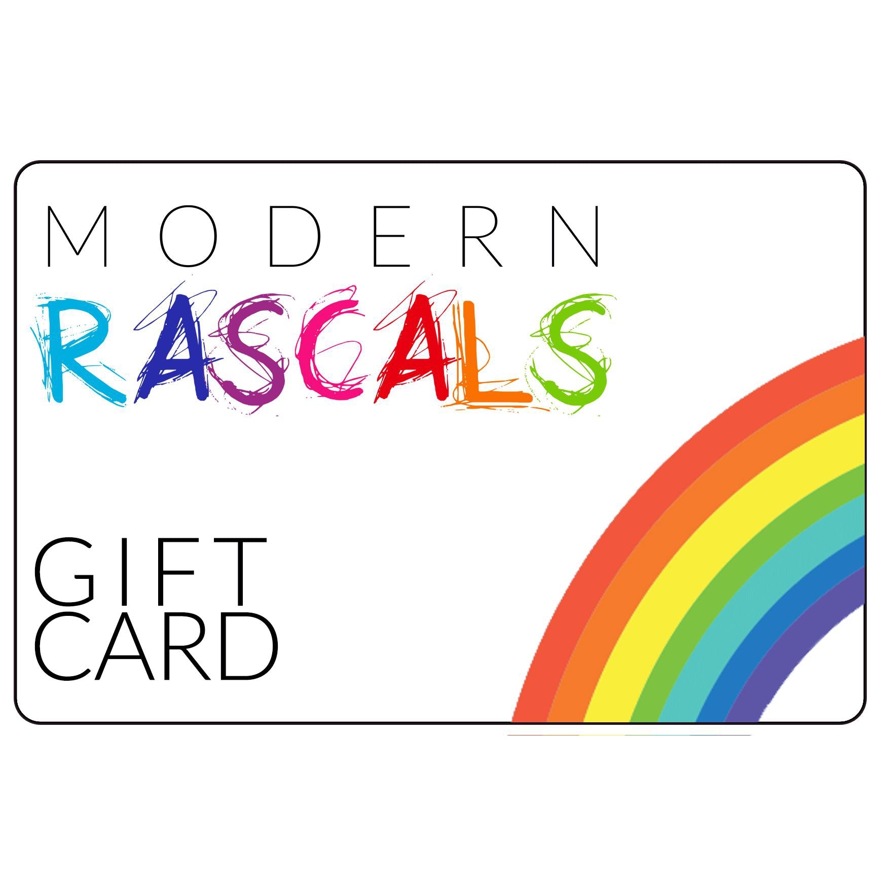 Electronic Gift Card by Modern Rascals
