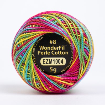 Eleganza #8 Perle Cotton, 5g Ball - Assorted Colours-WonderFil Specialty Threads-Modern Rascals