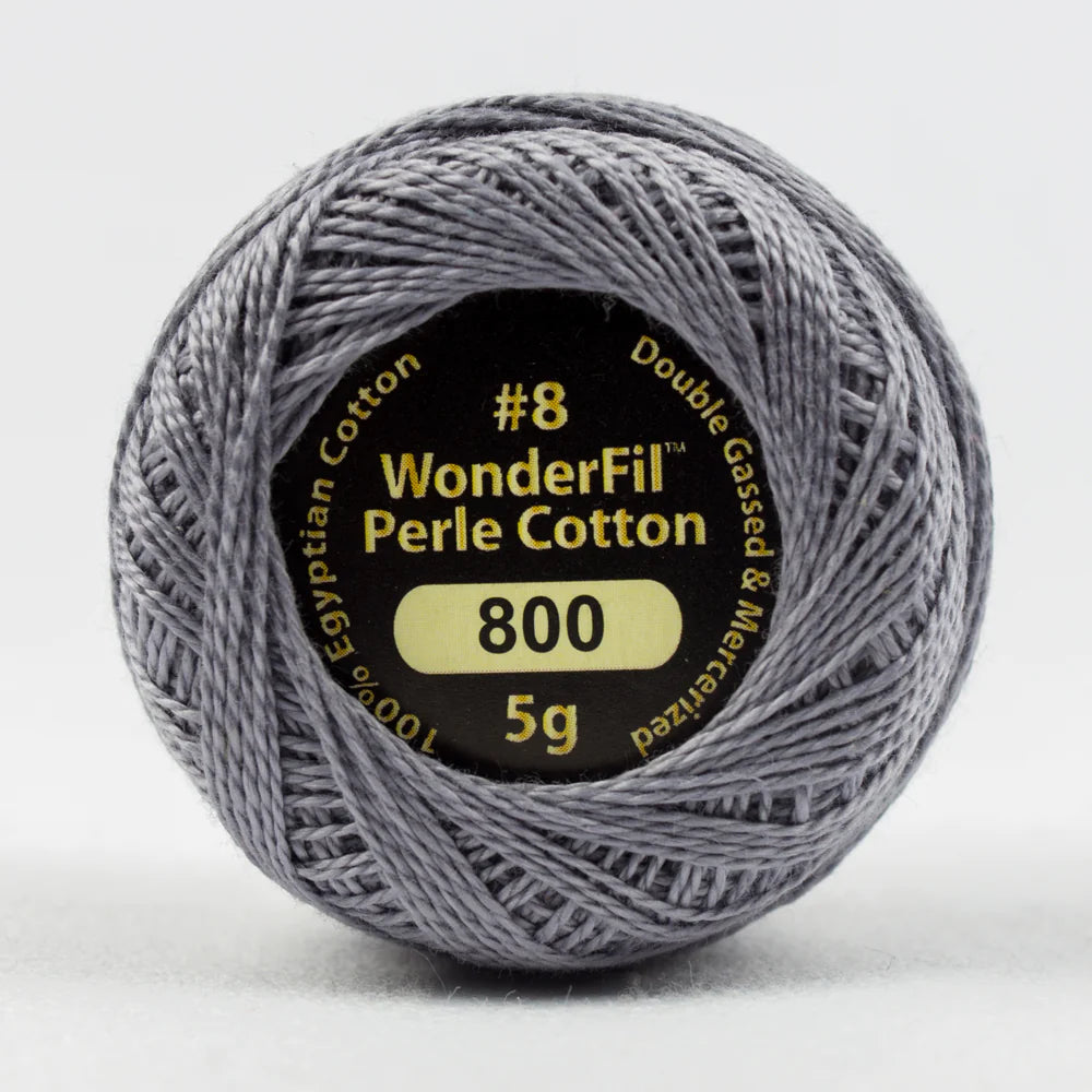 Eleganza #8 Perle Cotton, 5g Ball - Assorted Colours-WonderFil Specialty Threads-Modern Rascals