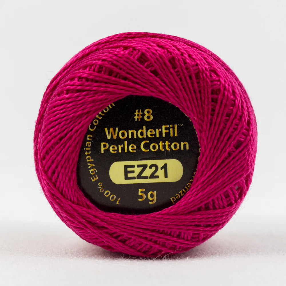 Eleganza #8 Perle Cotton, 5g Ball - Assorted Colours-WonderFil Specialty Threads-Modern Rascals