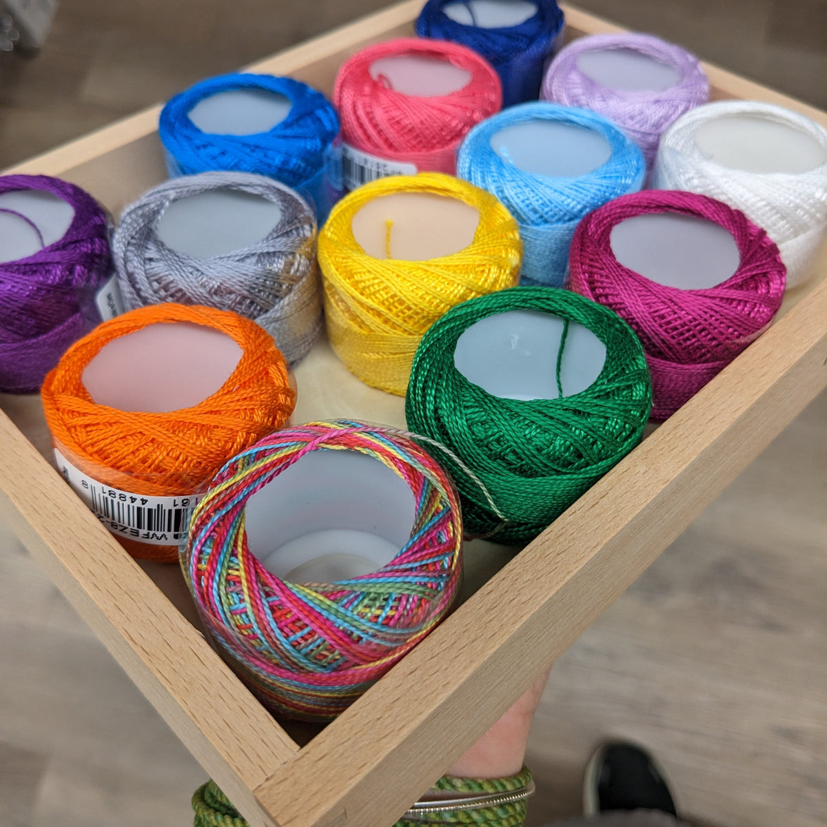 Eleganza #8 Perle Cotton, 5g Ball - Assorted Colours-WonderFil Specialty Threads-Modern Rascals