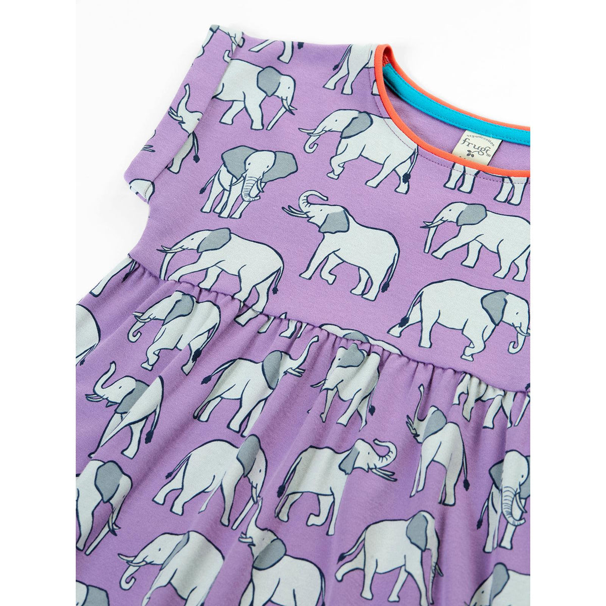 Elephant Parade Felicity Dress-Frugi-Modern Rascals