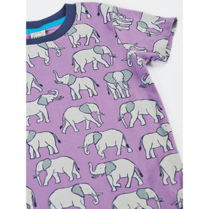 Elephant Parade Lake Printed T-Shirt-Frugi-Modern Rascals