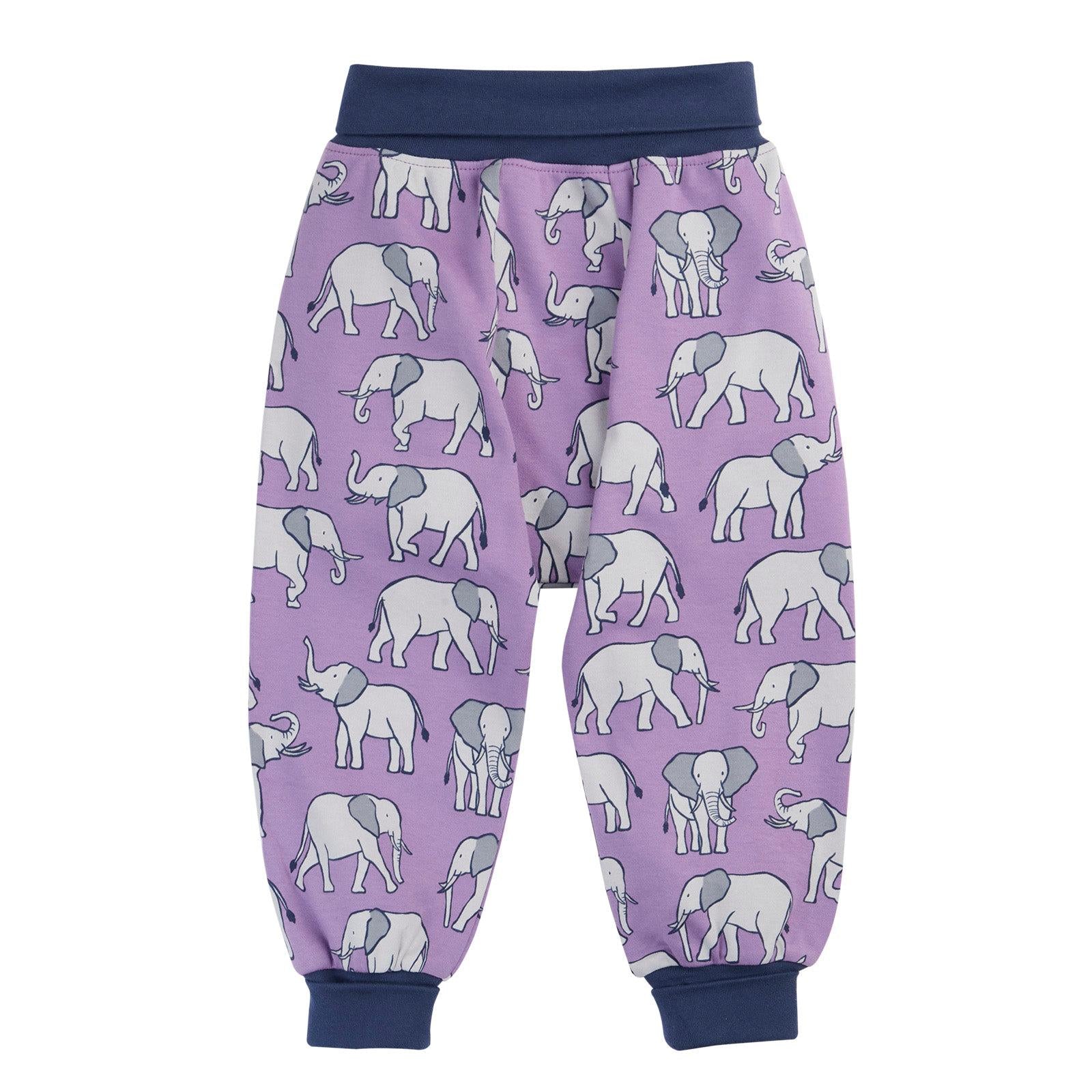 Elephant Parade Parsnip Pants - 1 Left Size 3-4 years-Frugi-Modern Rascals
