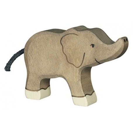 Elephant, Small with Short Trunk-Holztiger-Modern Rascals