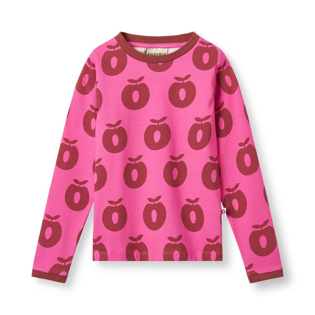 Elstar Long Sleeve Shirt With Apples In Tulip-Smafolk-Modern Rascals