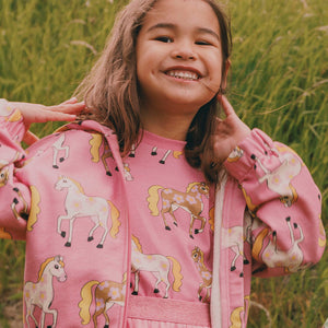 Elstar Long Sleeve Shirt With Horses - 2 Left Size 2-3 & 4-5 years-Smafolk-Modern Rascals