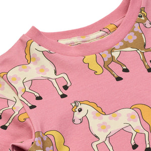 Elstar Long Sleeve Shirt With Horses - 2 Left Size 2-3 & 4-5 years-Smafolk-Modern Rascals
