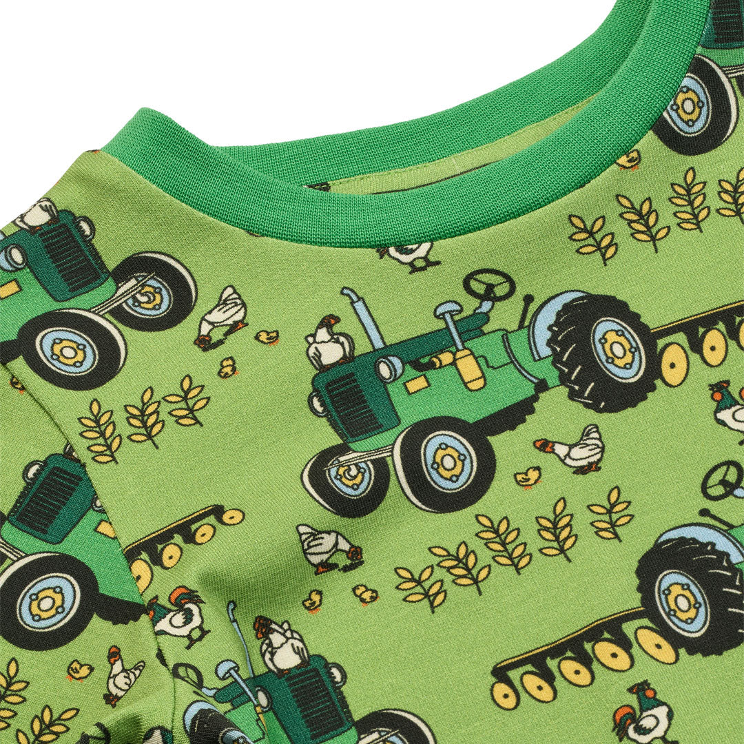 Elstar Long Sleeve Shirt With Tractor - 1 Left Size 3-4 years-Smafolk-Modern Rascals