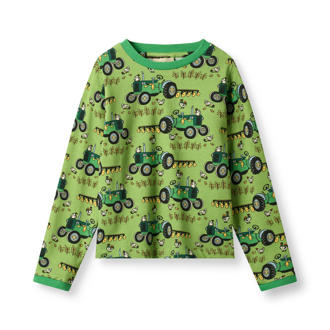 Elstar Long Sleeve Shirt With Tractor - 1 Left Size 3-4 years-Smafolk-Modern Rascals