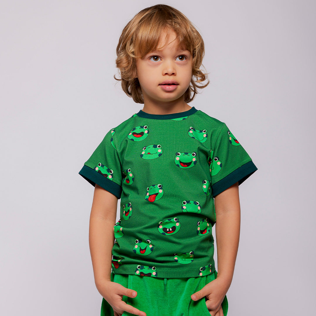 Elstar T-Shirt With Frogs-Smafolk-Modern Rascals