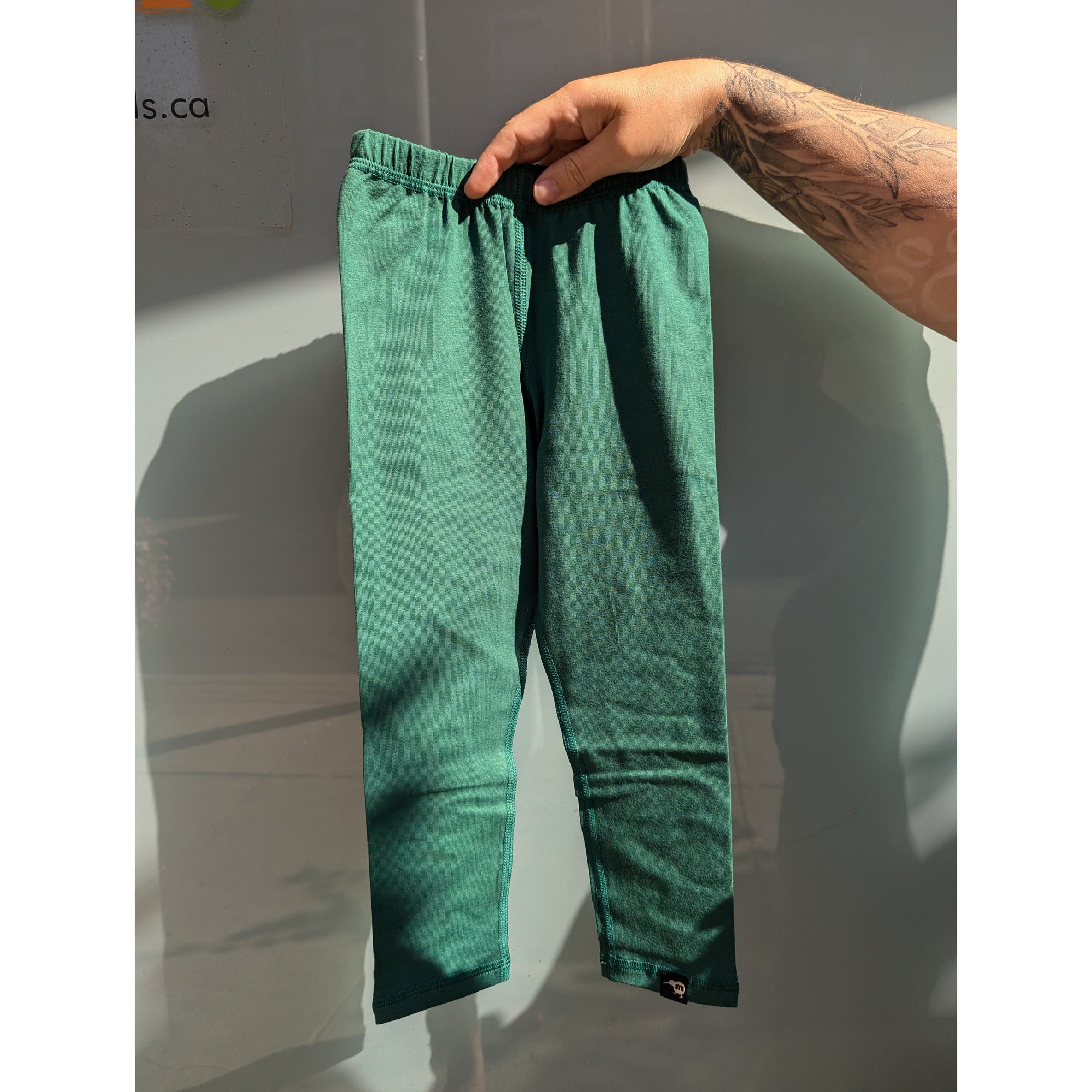 Emerald Green Leggings - 2 Left Size 2-4 & 8-10 years-Mullido-Modern Rascals