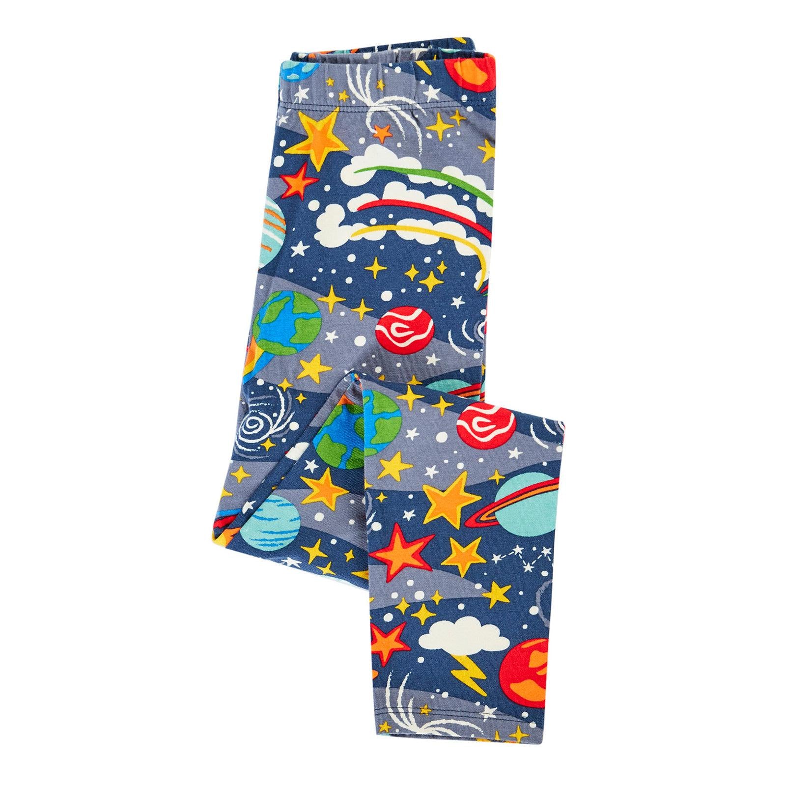 Explore The Stars Libby Leggings - 2 Left Size 2-3 & 8-9 years-Frugi-Modern Rascals