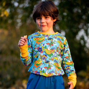 Fairy Garden Long Sleeve Shirt - 1 Left Size 2-3 years-Uddevalla Barn-Modern Rascals