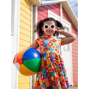 Favourite Things Spring Skater Dress-Frugi-Modern Rascals