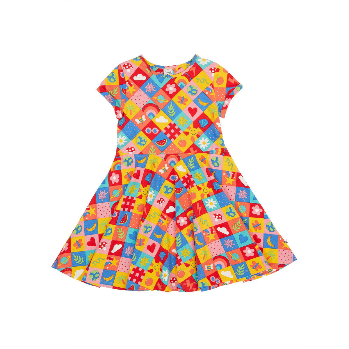 Favourite Things Spring Skater Dress-Frugi-Modern Rascals