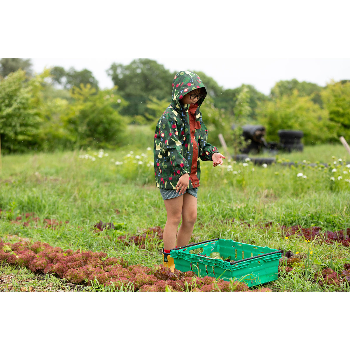 Feast Recycled Waterproof Raincoat-Little Green Radicals-Modern Rascals