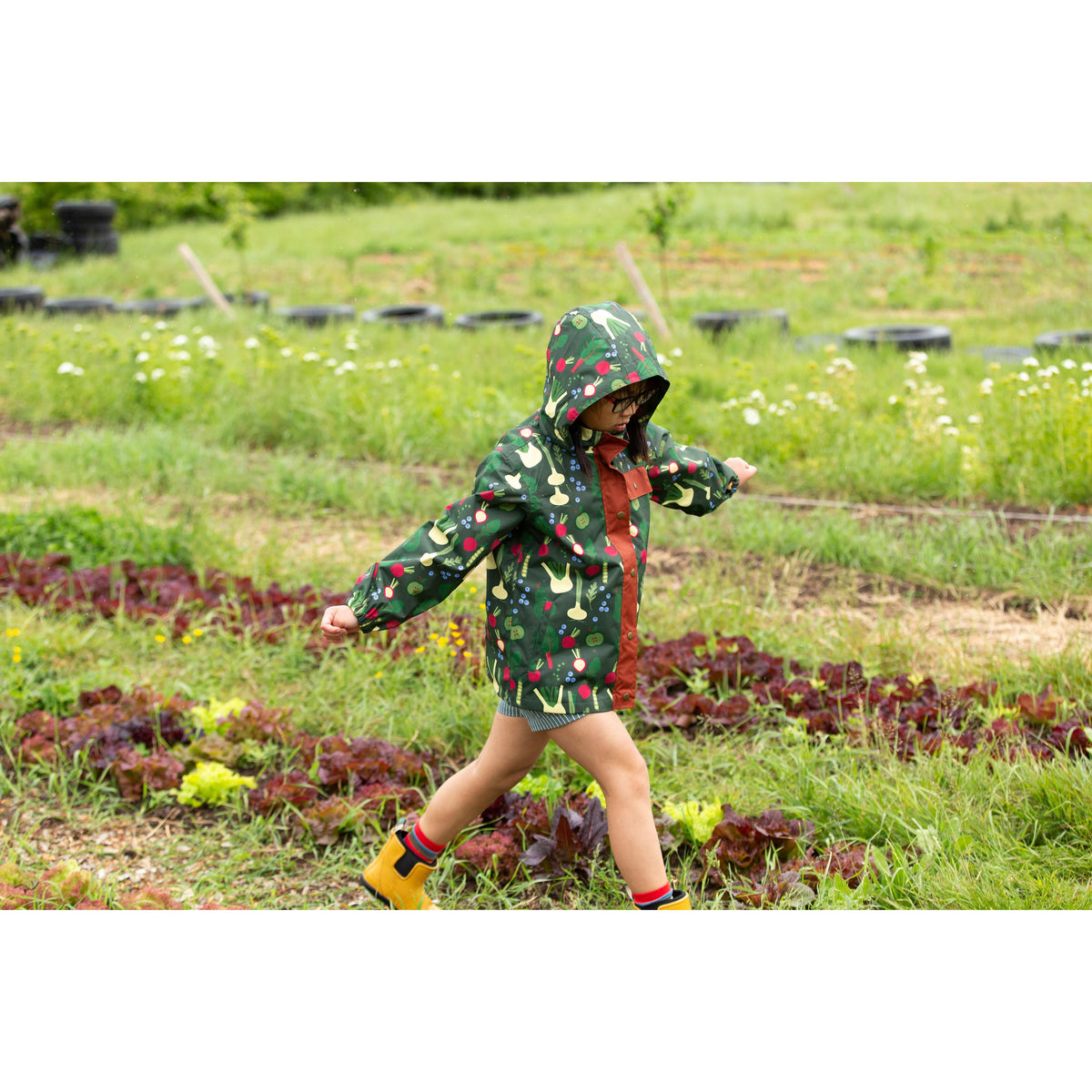 Feast Recycled Waterproof Raincoat-Little Green Radicals-Modern Rascals