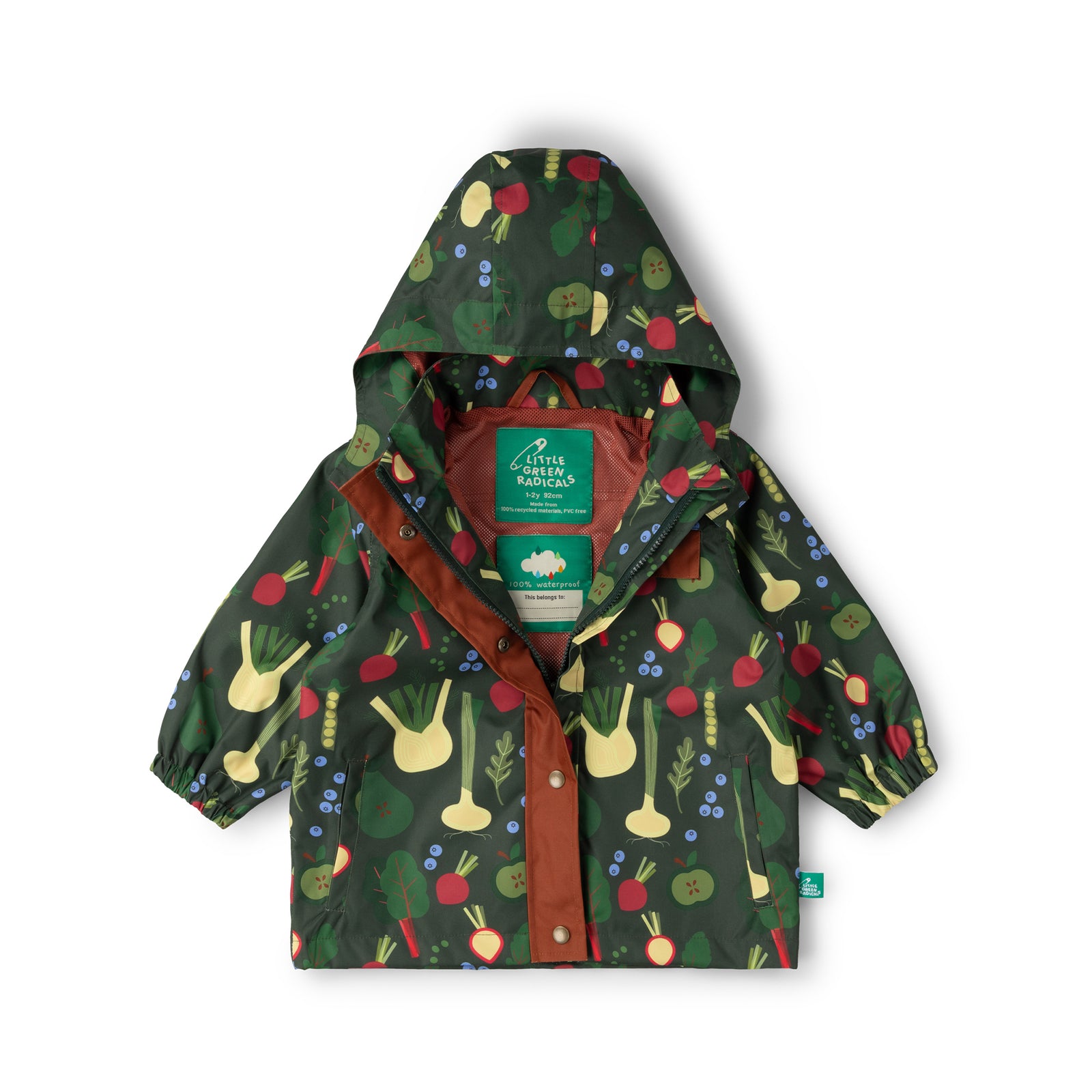 Feast Recycled Waterproof Raincoat-Little Green Radicals-Modern Rascals