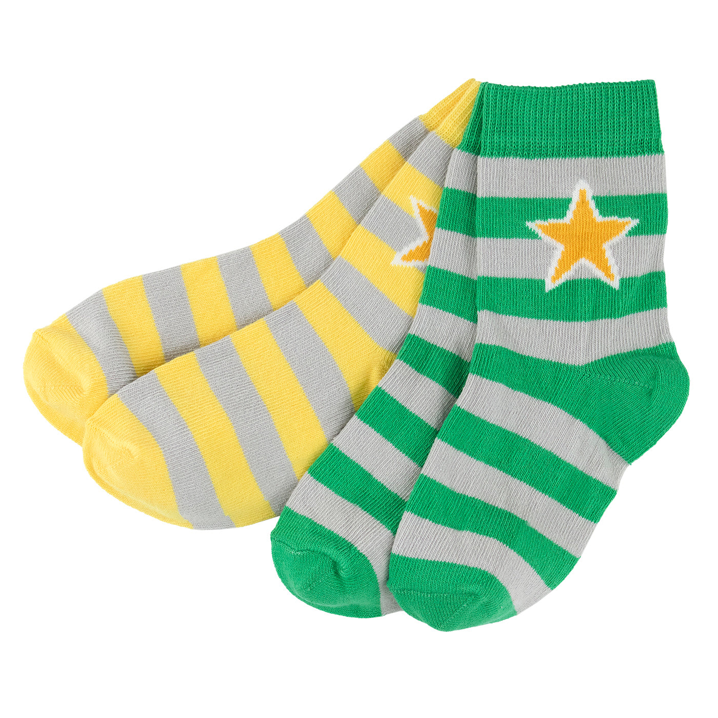 Fern, Banana Socks Set - 2 Left Size 4-6 & 6-8 years-Villervalla-Modern Rascals