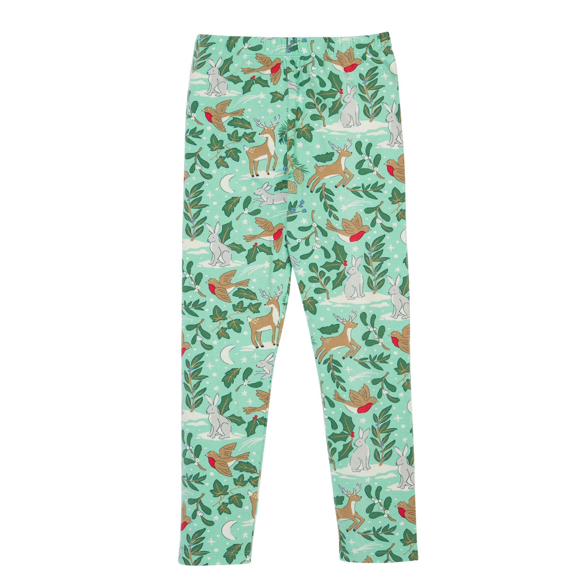Festive Forest Libby Leggings - 1 Left Size 2-3 years-Frugi-Modern Rascals
