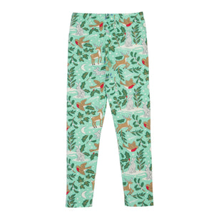 Festive Forest Libby Leggings - 1 Left Size 2-3 years-Frugi-Modern Rascals