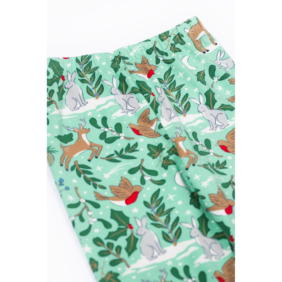 Festive Forest Libby Leggings - 1 Left Size 2-3 years-Frugi-Modern Rascals