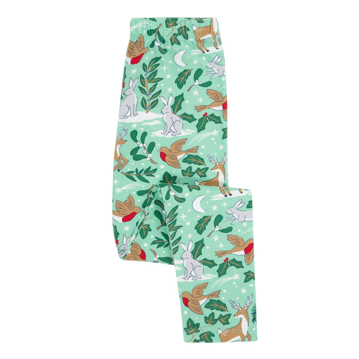Festive Forest Libby Leggings - 1 Left Size 2-3 years-Frugi-Modern Rascals