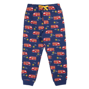 Fire Engine Snuggle Crawlers-Frugi-Modern Rascals