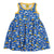 Fish - Blue Sleeveless Dress With Gathered Skirt-Duns Sweden-Modern Rascals