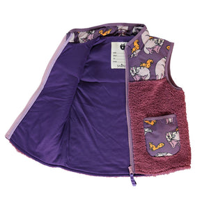 Fleece Badger and Squirrel Vest in Loganberry - 2 Left Size 2-3 & 4-5 years-Smafolk-Modern Rascals