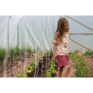 Flora Loose Fit Short Sleeve Henley Top-Little Green Radicals-Modern Rascals