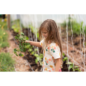 Flora Loose Fit Short Sleeve Henley Top-Little Green Radicals-Modern Rascals