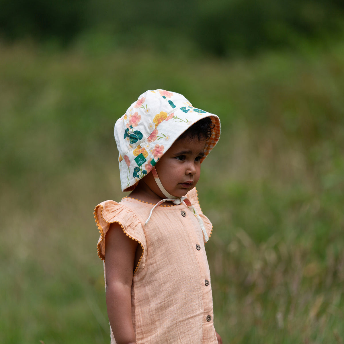 Flora Reversible Sunhat - 1 Left Size 3-5 years-Little Green Radicals-Modern Rascals